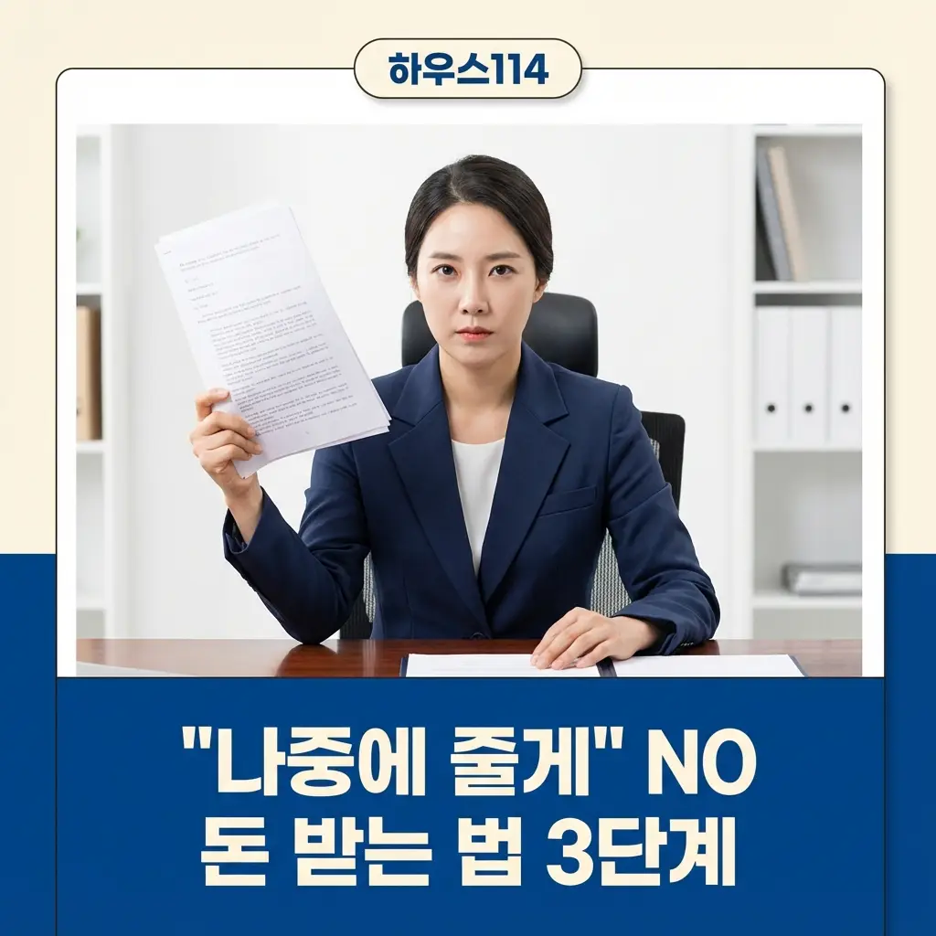 나중에 줄게 NO 돈 받는 법 3단계 채권 추심 법적 조치 내용 증명 소송 팁