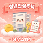 청년안심주택 신청 자격과 보증금 리스크 안내 일러스트