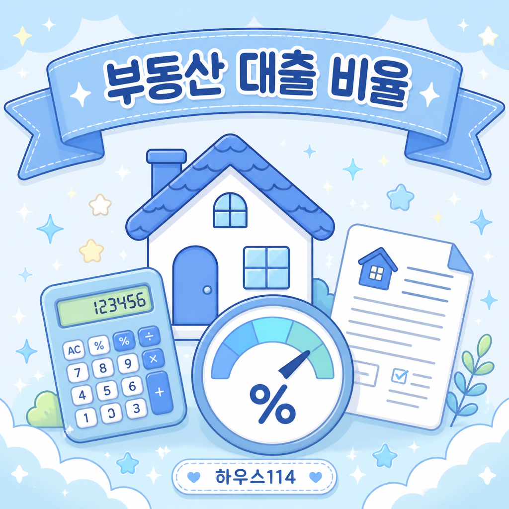 부동산 대출 비율 LTV DSR 한도 안내